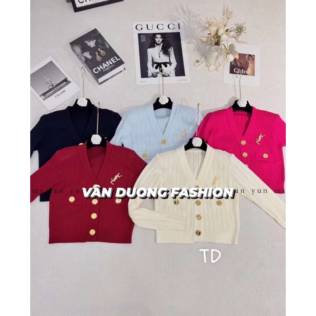 LEN cổ v cúc đồng KÈM TAG siêu  xinh hàng l1 dành cho nữ VANDUONGshop