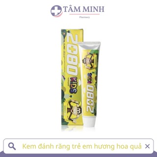 KEM ĐÁNH RĂNG TRẺ EM 2080 KIDS HƯƠNG NGỌT AN TOÀN NGỪA SÂU RĂNG, VIÊM NƯỚU LỢI
