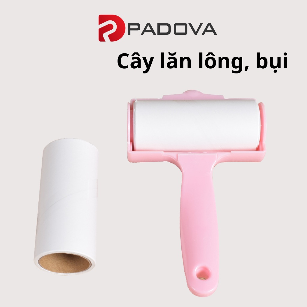 Cây Lăn Bụi Làm Sạch Lông Động Vật Trên Quần Áo, Ga Giường Kèm 2 Cuộn Giấy PADOVA 9271