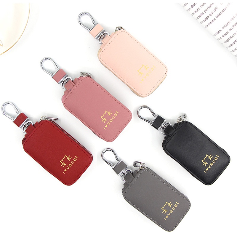 Túi Đựng Chìa Khóa In Hình Mèo Dễ Thương Sáng Tạo Cho Nữ