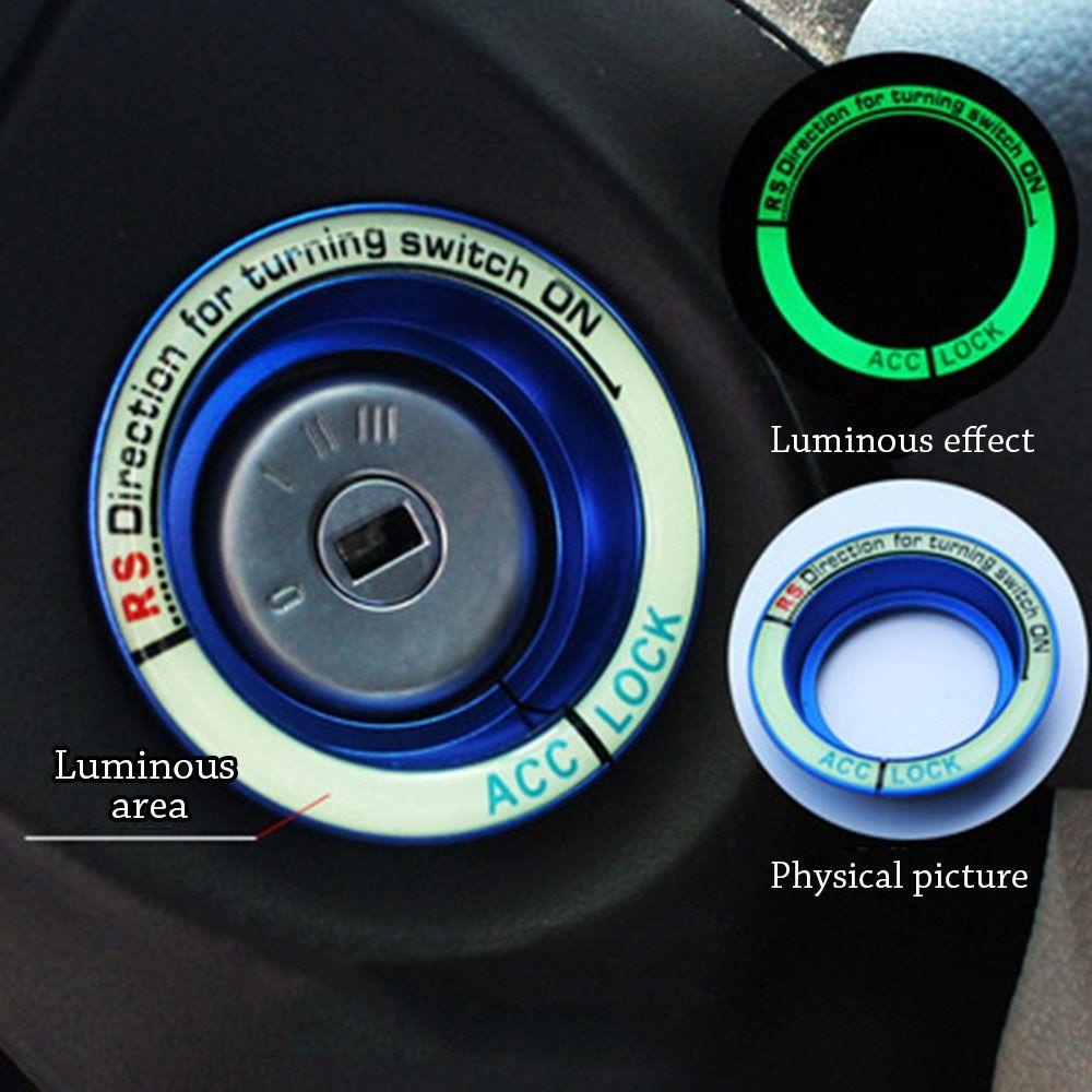 MYRONGVN Miếng Dán Trang Trí Công Tắc Đánh Lửa Xe Hơi Chất Lượng Cao