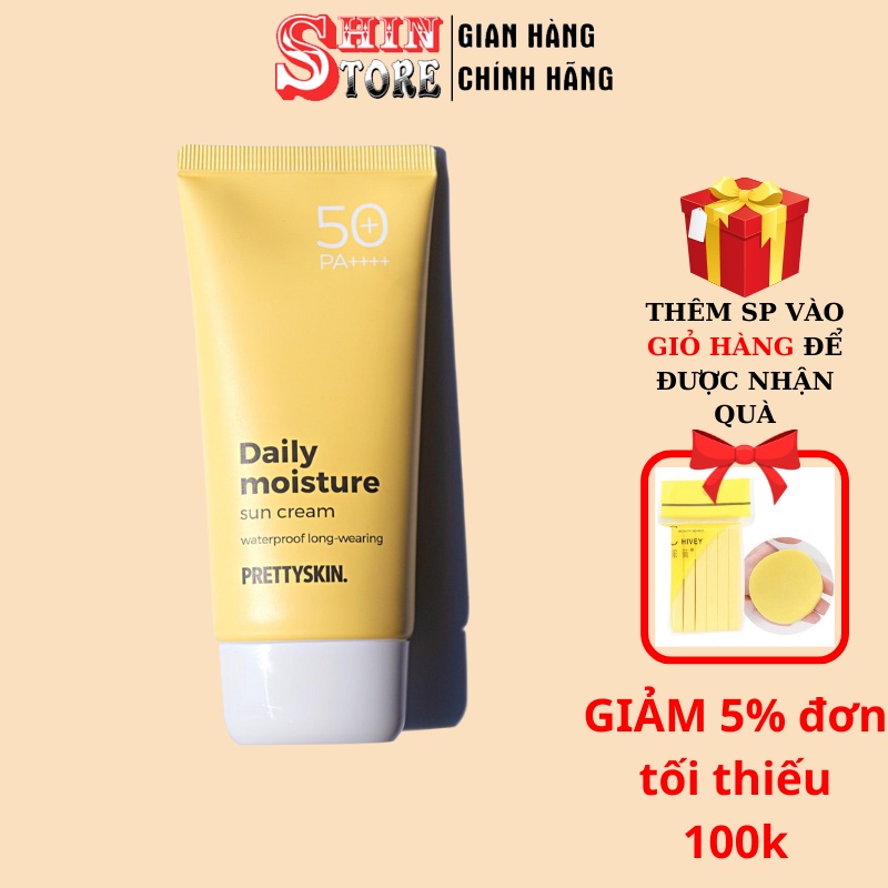 Kem Chống Nắng Dưỡng Ẩm Hằng Ngày Daily Moisture Pretty skin