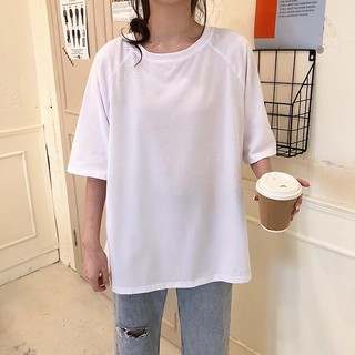 [Plus Size] (40-150kg) Áo Thun Nữ Tay Ngắn Thắt Nơ