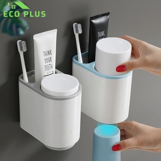 Giá treo bàn chải đánh răng kèm cốc ecoco e1905 không cần khoan tường