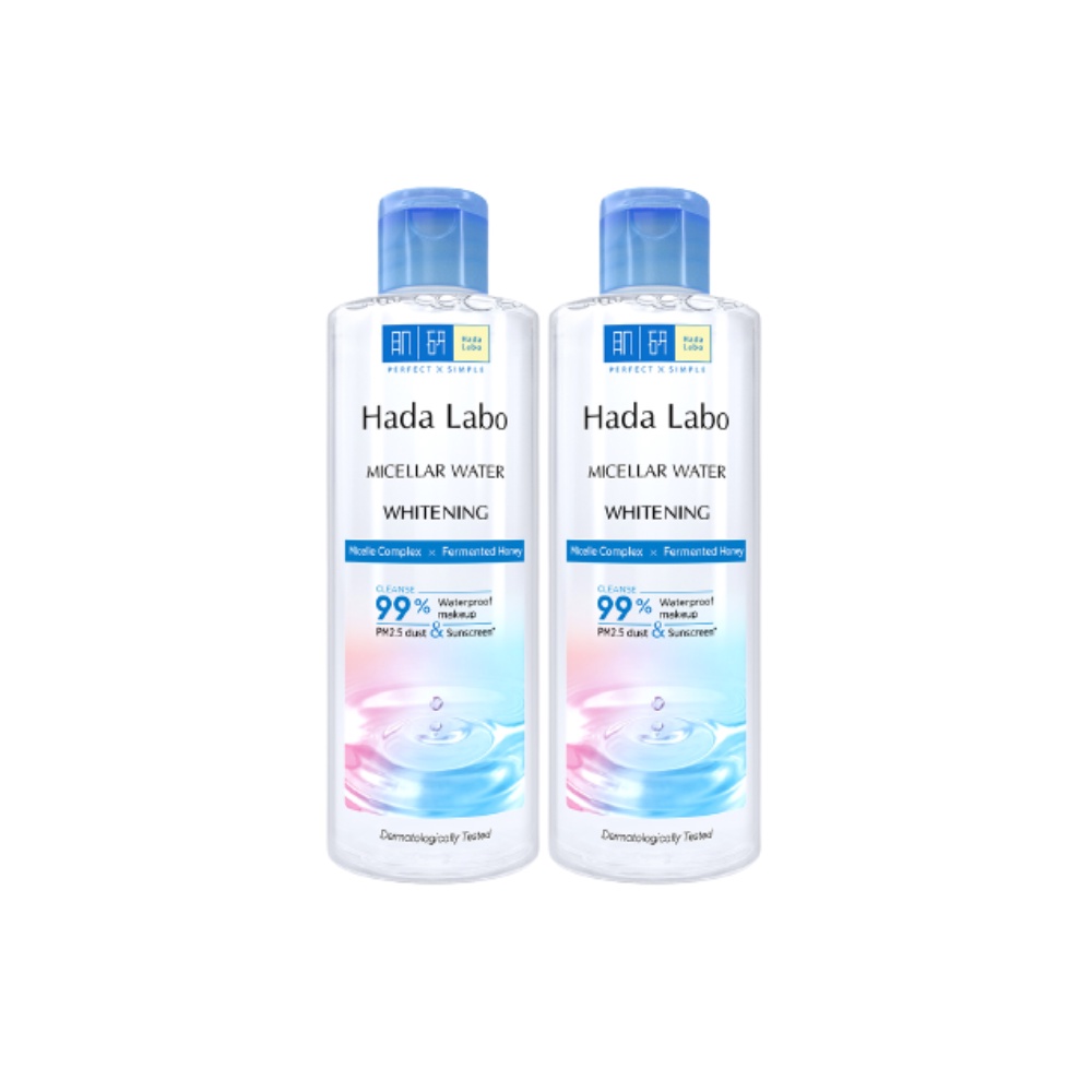 [VB] Combo 2 Nước tẩy trang sạch sâu dưỡng trắng Hada Labo Micellar Water Whitening 240ml/chai