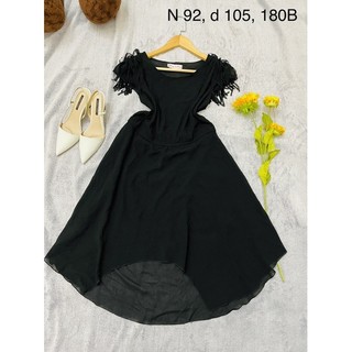 Đầm Maxi Voan Vai Tua Rua, 2hand