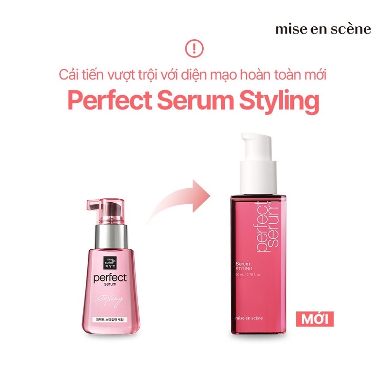 Dưỡng Tóc Mise En Scene All New Perfect Hair Serum Styling và Golden Morocco