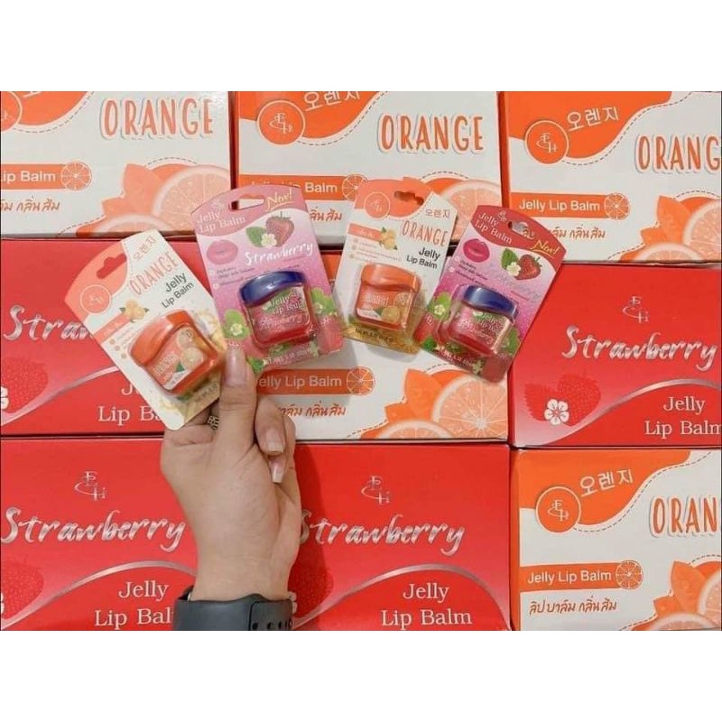 Hũ Sáp dưỡng môi Jelly Lip Balm Thái Lan 9gram