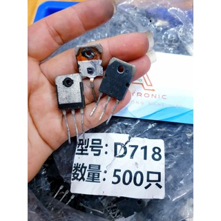Sò 2sd718 d718 tháo máy chân dài lưng trắng chân nối