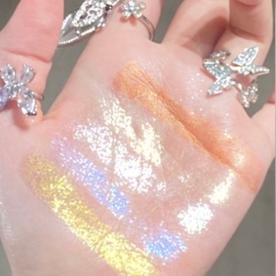 Xixi Bút Kẻ Mắt Bắt Sáng Màu Xanh Dương / Vàng / Bạc Ánh Nhũ Mượt Mà Lâu Trôi