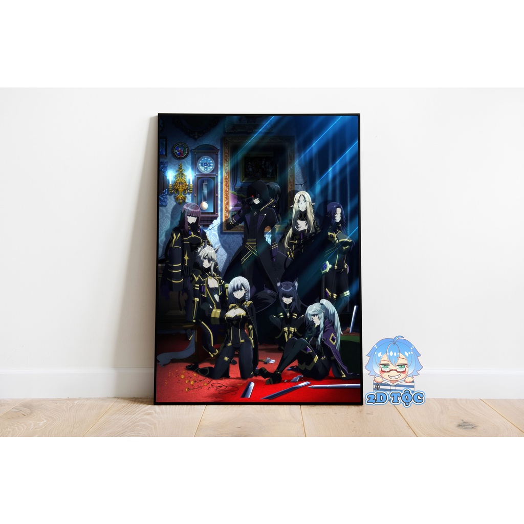 POSTER A3 chất lượng chuẩn Anime Manga Tao Muốn Trở Thành Chúa Tể Bóng Tối - 2D Tộc Shop