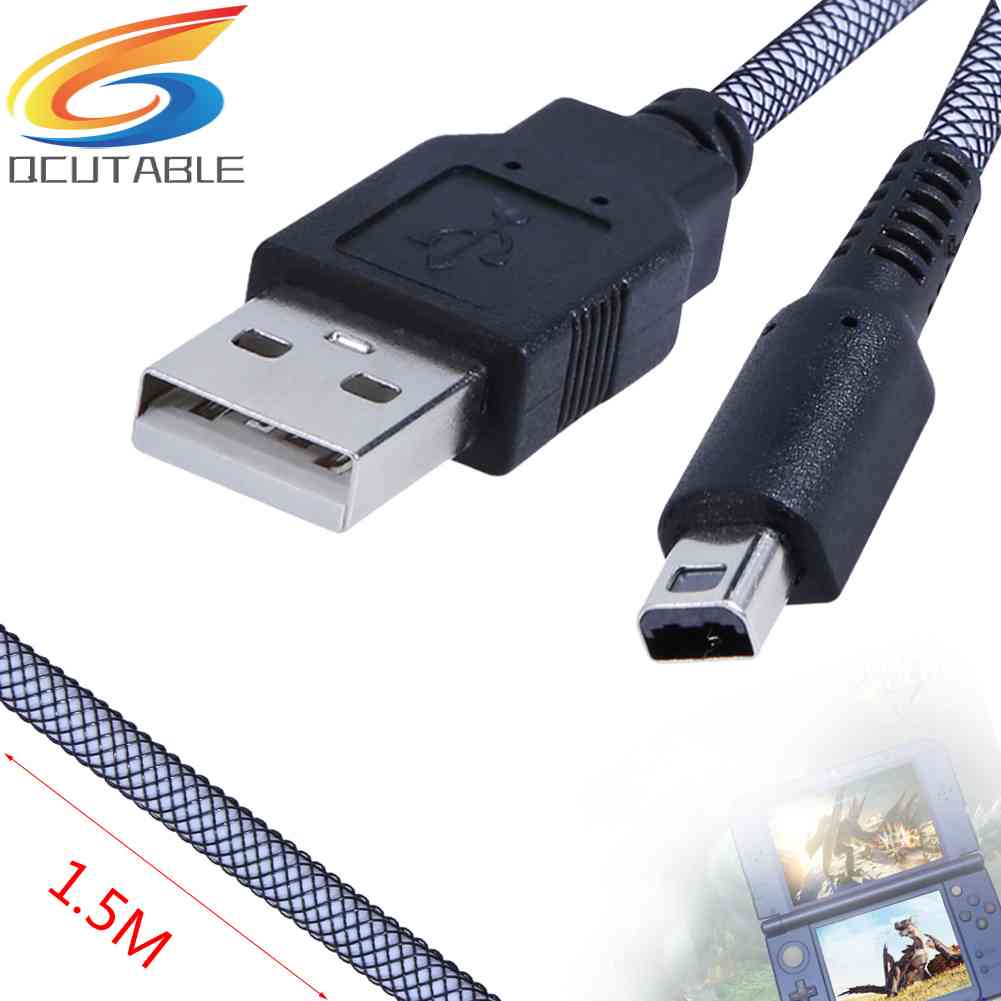 Dây Cáp Sạc 1.5m 24K Cho Nintendo NDSI NEW 3DSXL 2DSLL 3DS