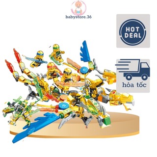 Bộ Đồ chơi lắp ráp Ninja Rồng, bộ đồ chơi lắp ráp ninjago babystore.36 Sấm Sét Kèm Nhân Vật Ninjago