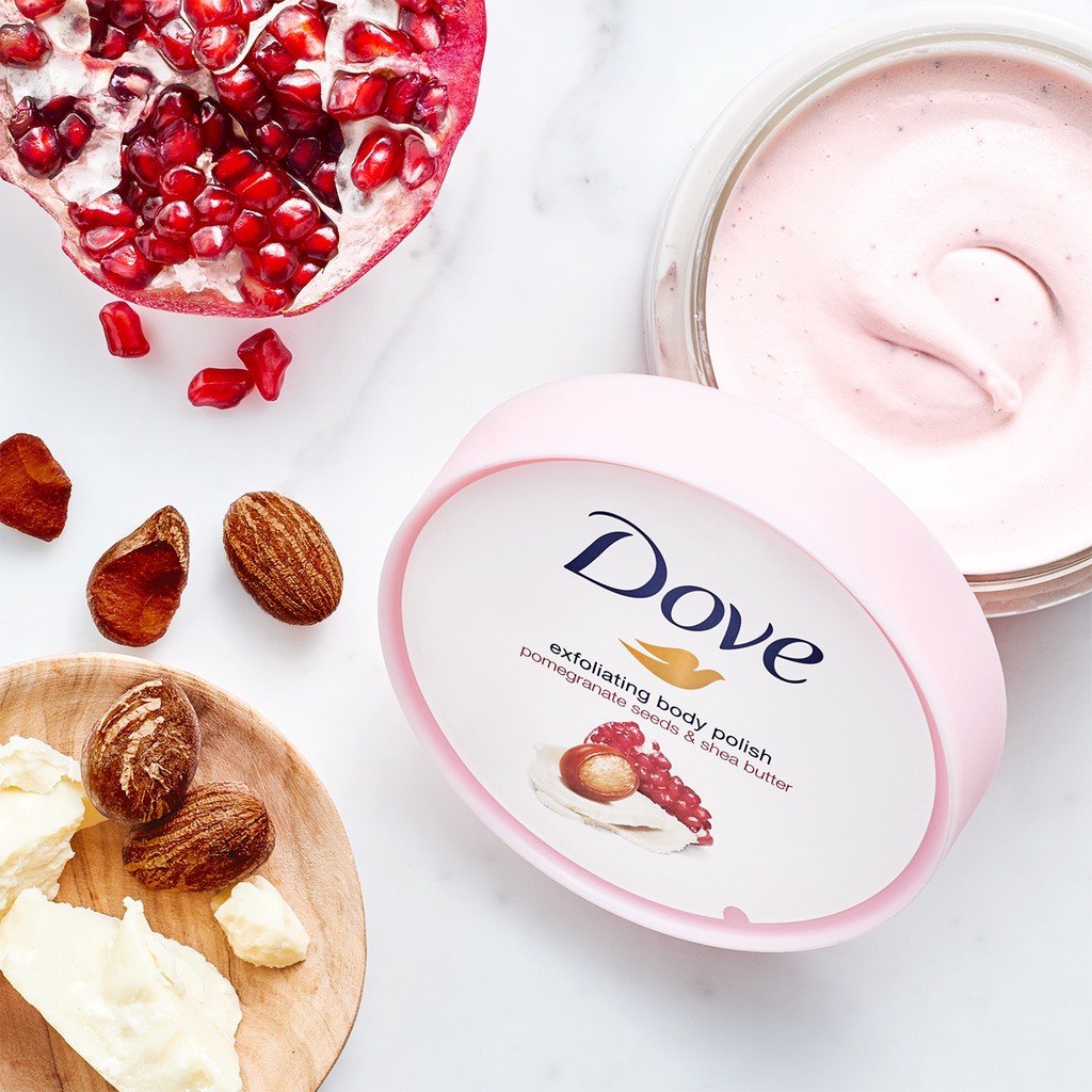 Kem giúp tẩy tế bào chết toàn thân và chăm sóc da Dove Exfoliating Body Polish