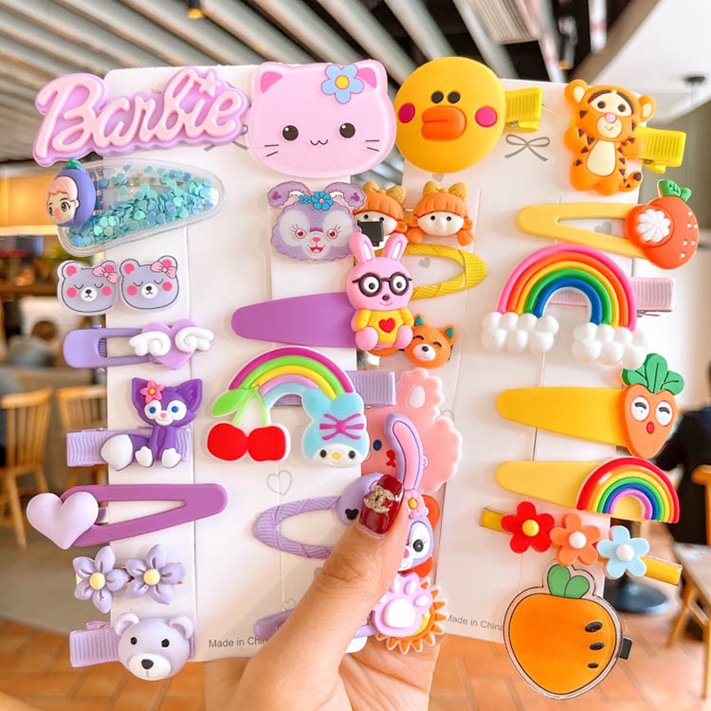 CATIMINI Kẹp Tóc Nhỏ Họa Tiết Hoạt Hình Dễ Thương Cho Bé Gái