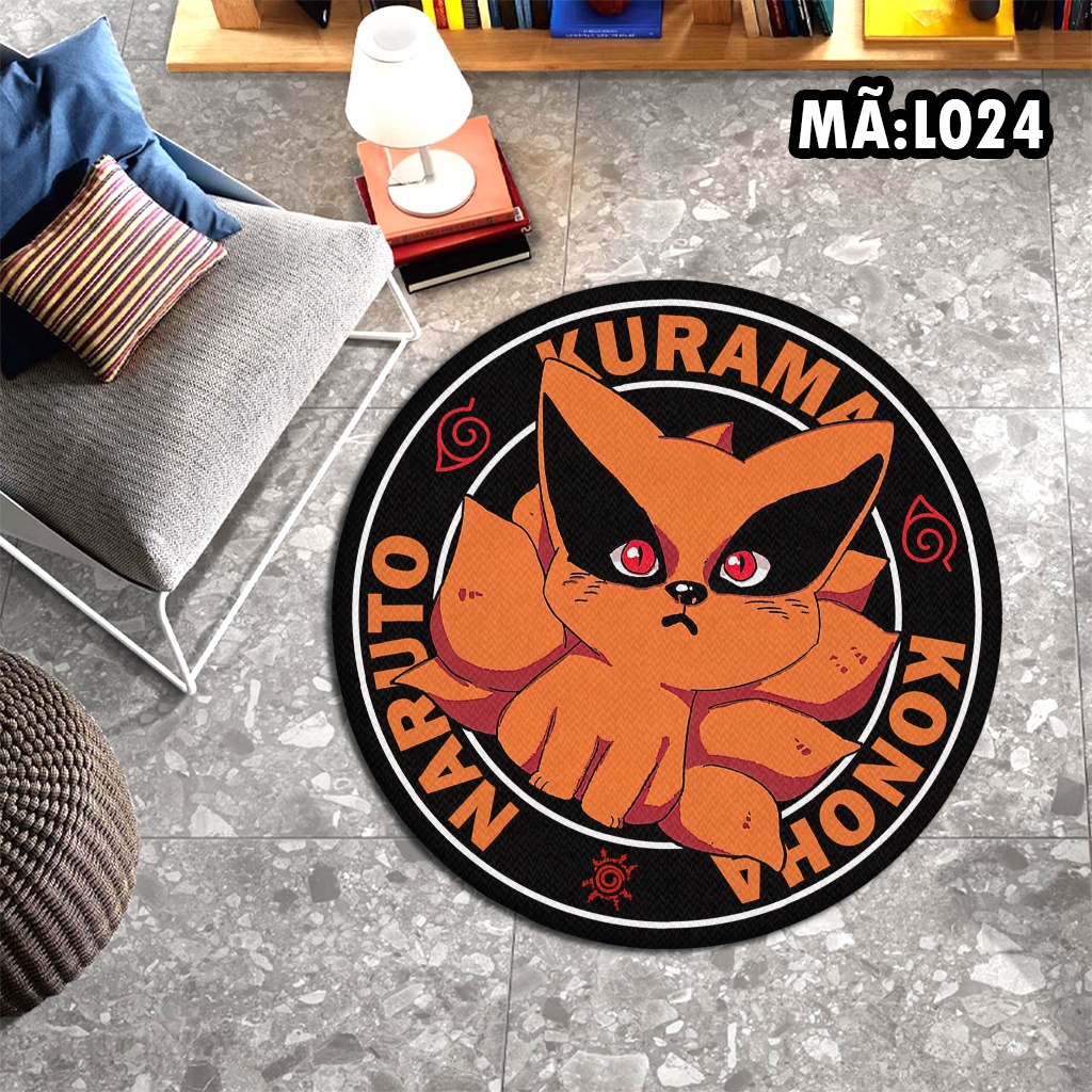 Thảm Trang Trí Anime Manga Naruto Kurama Decor Góc Học Tập Làm Việc Phòng Ngủ Phòng Khách Văn Phòng
