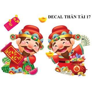 Decal dán 3D trang trí tết 2023