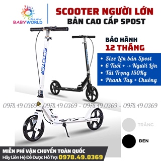 Xe trượt scooter cỡ lớn, có phanh tay