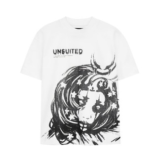 Áo thun ngắn tay fika white t-shirt unsuited