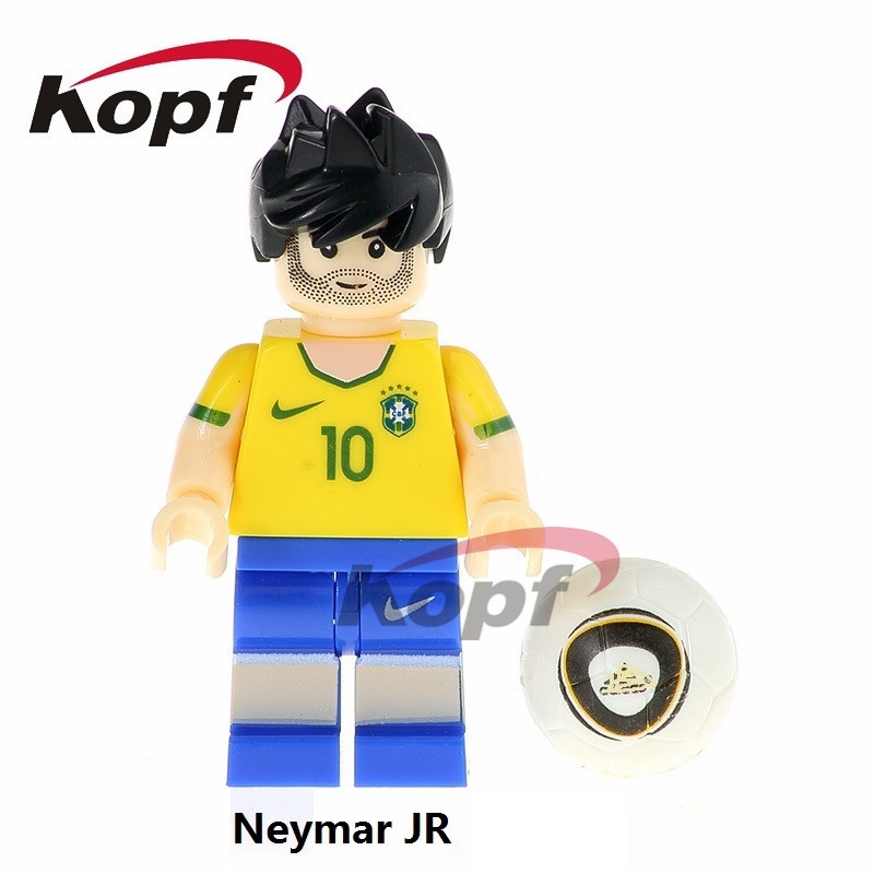 Mô Hình Đồ Chơi Bóng Đá Neymar Beckham Minifigures Dành Cho Trẻ Em