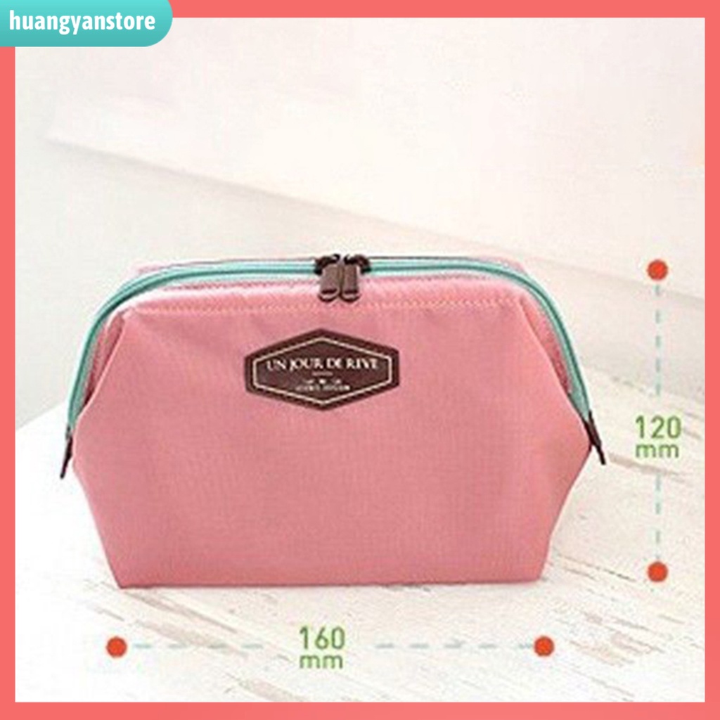 HY/ Túi khóa kéo đựng đồ trang điểm