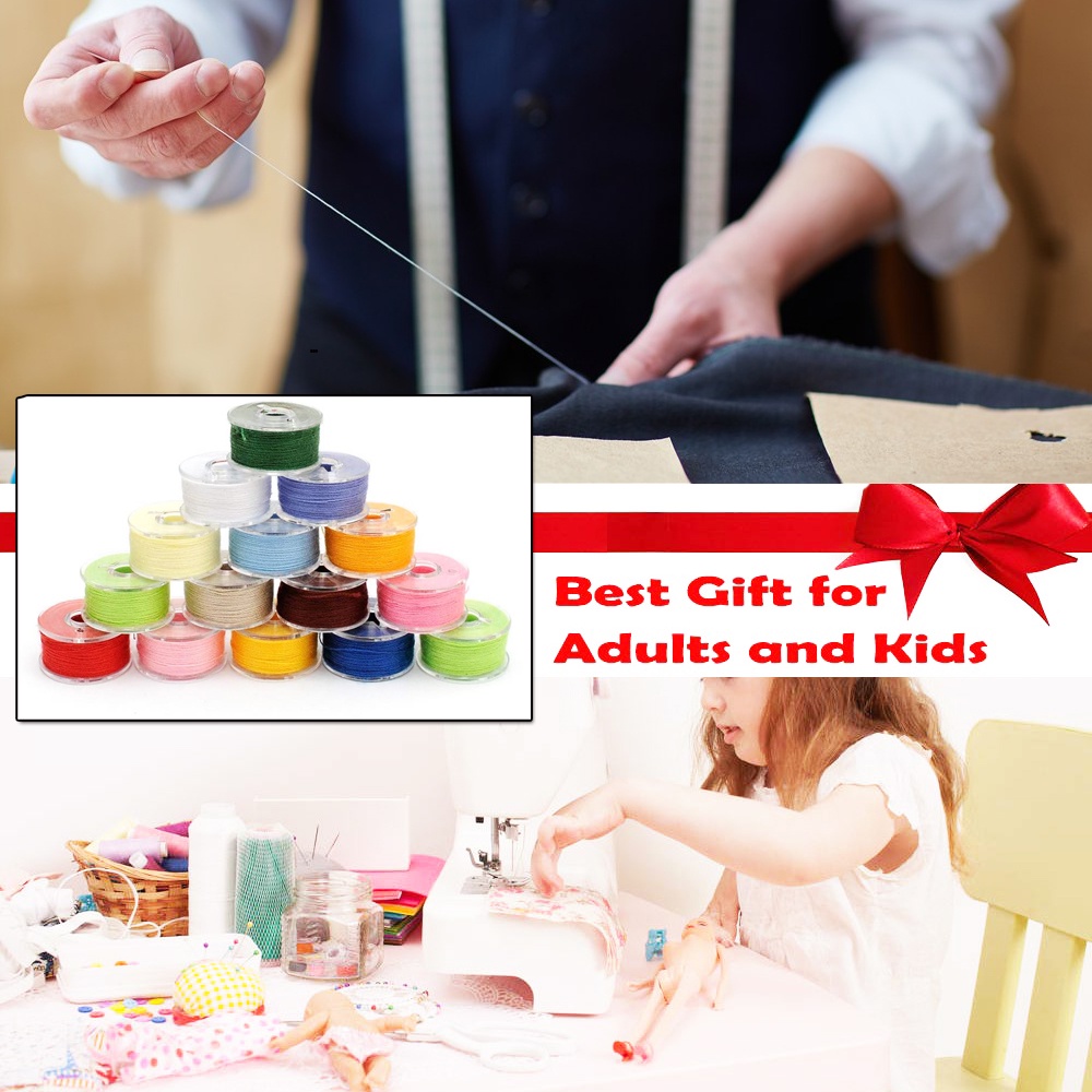 Set 25 Cuộn Chỉ Thêu Nhiều Màu