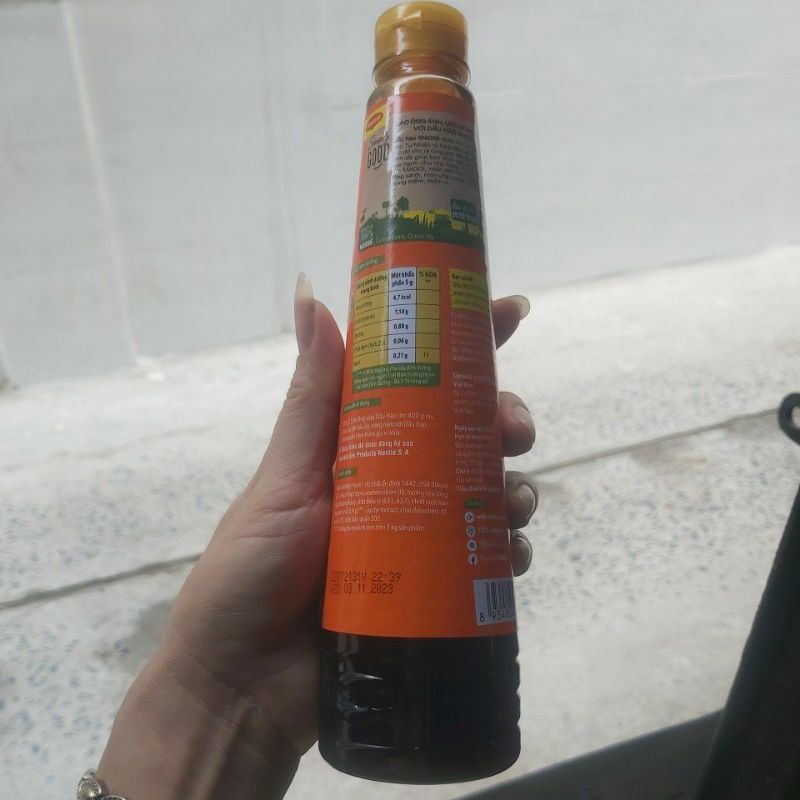 Chai dầu hào Maggi 350g