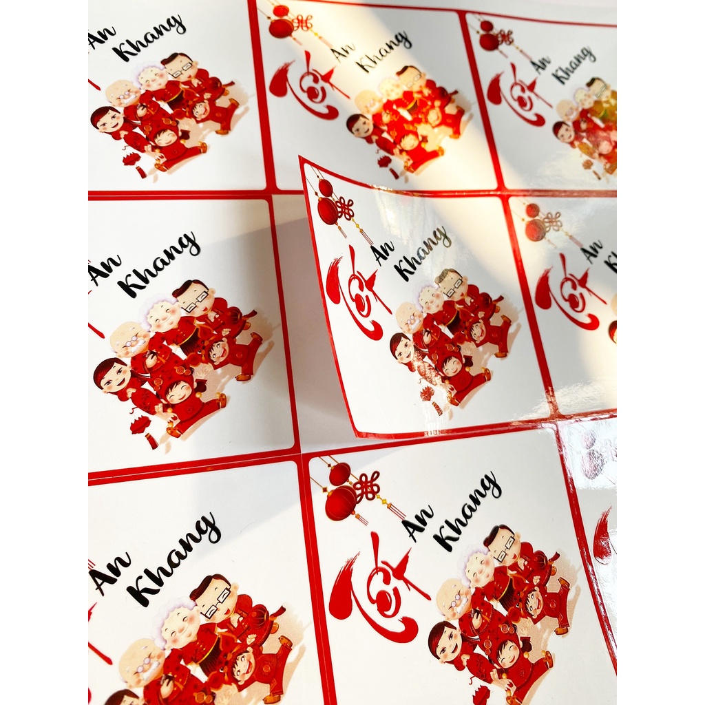 Tem Dán Tết, Tem Dán Chúc Mừng Năm Mới