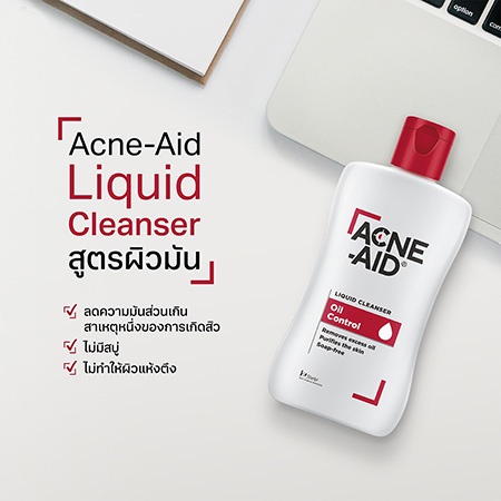 Sữa rửa mặt Acne Aid Liquid Cleanser giúp làm sạch da hết lo mụn trứng cá 100ml