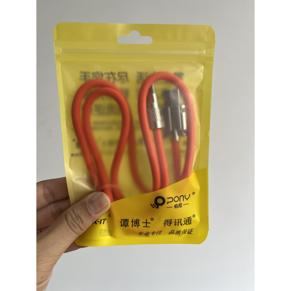 Cáp Sạc Nhanh 120W sạc siêu nhanh silicon siêu bền hợp kim nhôm QC 3.0 USB To C dây