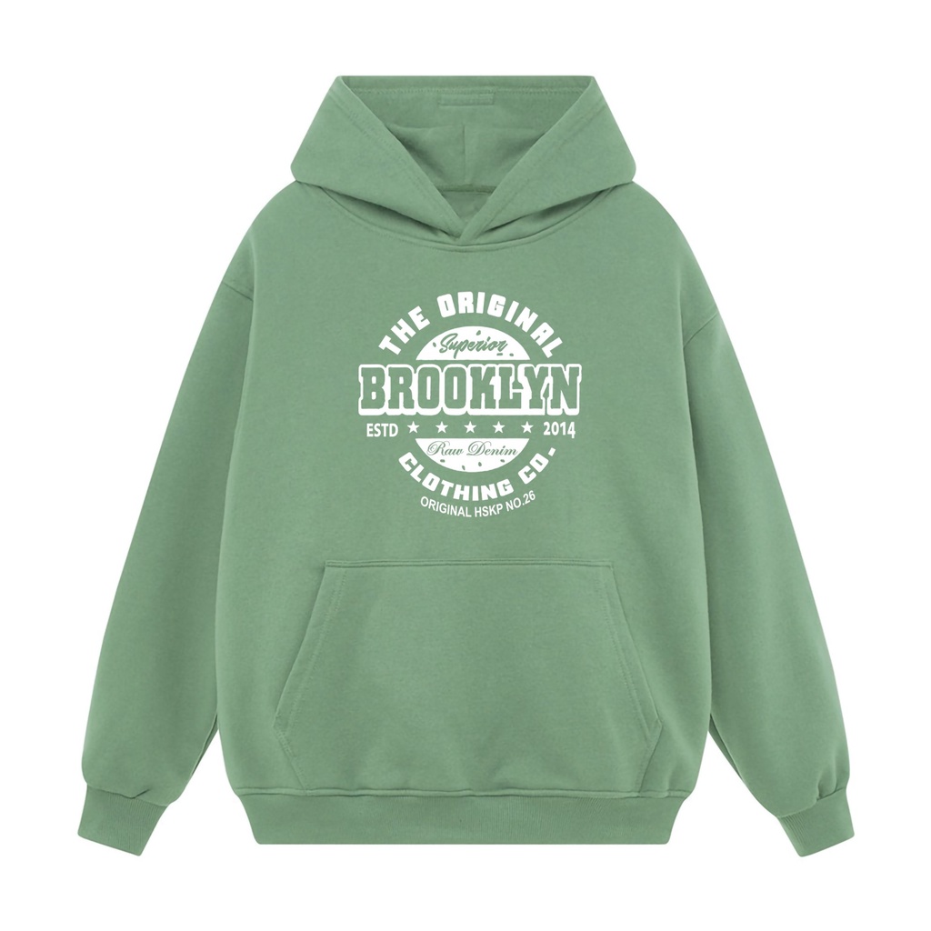 Áo khoác nỉ hoodie nam nữ SAM CLO có mũ tay dài thu đông freesize dáng Unisex CHUI BROOKLYN 2014