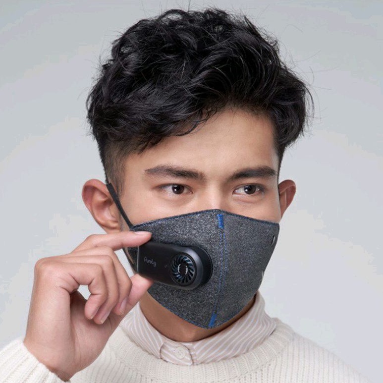 HOẢ TỐC | Khẩu trang Xiaomi Purely PM2.5 - DÙNG PIN SẠC PIN USB - Khẩu trang kháng bụi Xiaomi Purely 2.5PM  - MiHouse