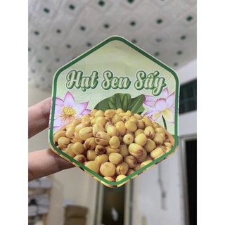 55 tem hạt sen sấy - lục giác 7x8cm dán thân hộp