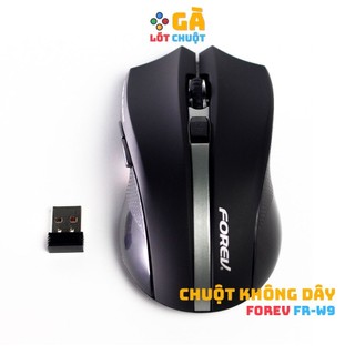 Chuột máy tính không dây cao cấp Forev FR-W9 kết nối wireless 2.4GHz  - GÀ LÓT CHUỘT