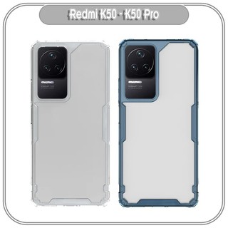 Ốp lưng cho xiaomi redmi k50 - k50 pro trong suốt nillkin nature pro hàng nhập khẩu