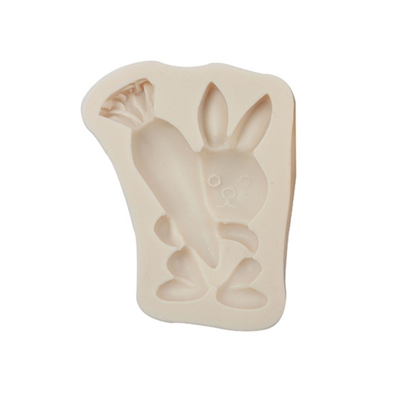 Khuôn Silicone Làm Bánh Tạo Hình Thỏ Phục Sinh Độc Đáo Tiện Dụng