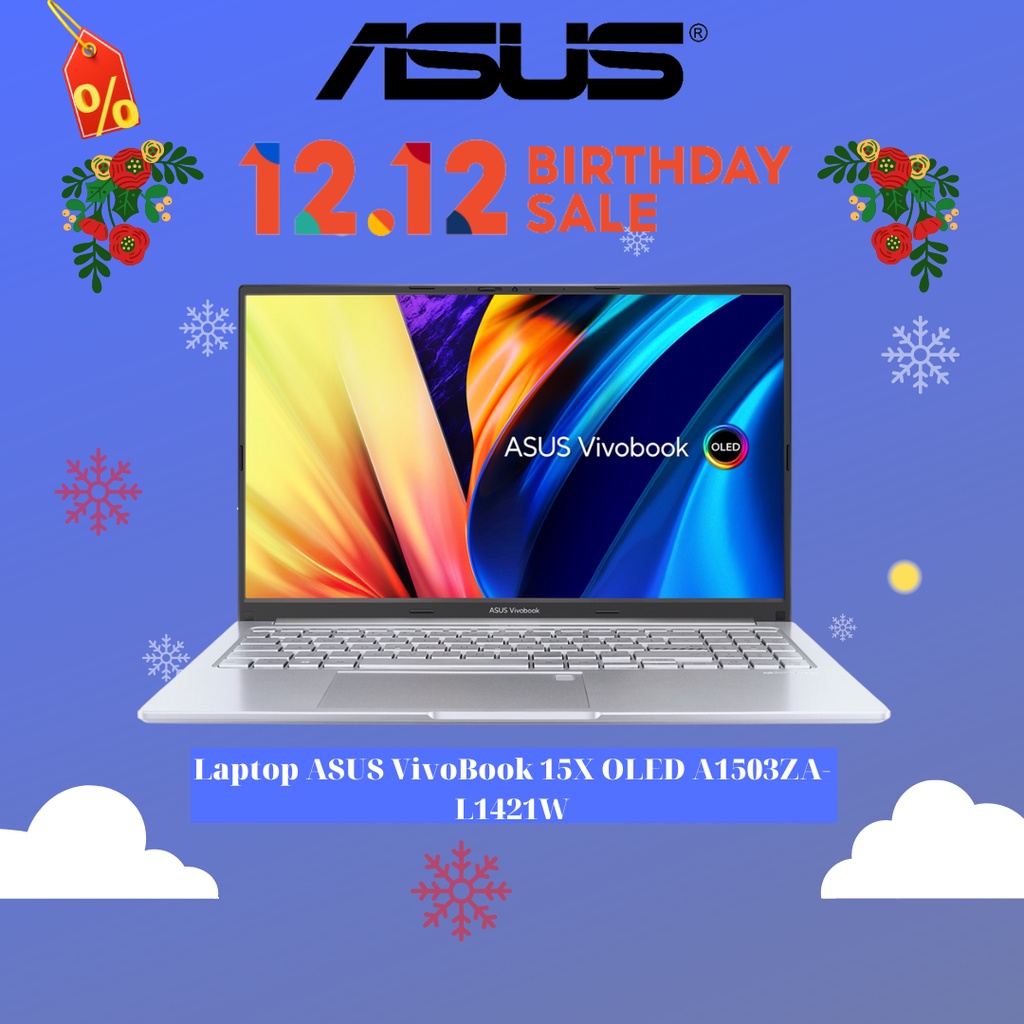 Laptop ASUS VivoBook 15X OLED A1503ZA-L1421W i5-12500H | 8GB | 512GB| 15.6' FHD OLED