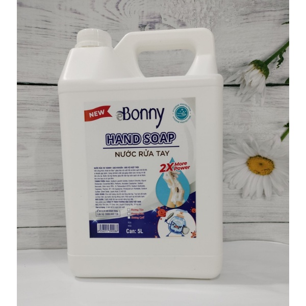 Nước rửa tay sát khuẩn, dung dịch sát khuẩn tay hand wash, nước rửa tay thảo mộc Can 5 lít