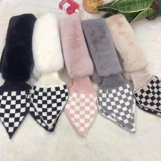 Khăn Quàng Cổ Lông Thỏ Siêu Ấm
