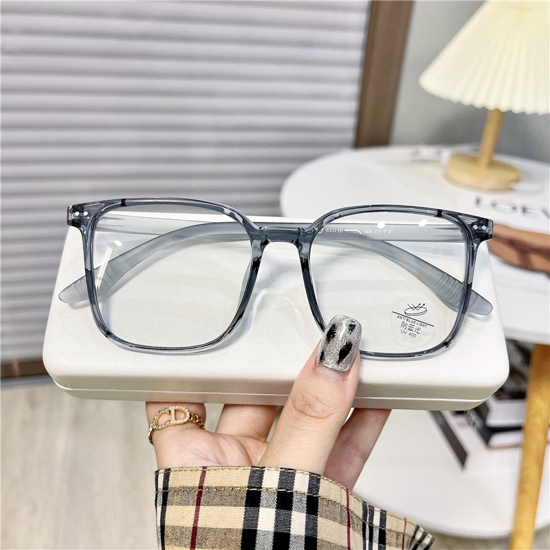 Gọng kính cận nữ nam chống UV400 và tia bức xạ style Hàn Quốc mắt kính hai chấm hit hot thời trang giá rẻ đẹp HANAS0 112