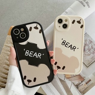 Ốp lưng OPPO Reno 8 8T 8Z 7 7Z 6 5 4 4G 5G Reno8 T Z Reno8T Reno8Z Reno7 Reno7Z Reno6 Reno5 Reno4 Realme 8 5 5i 5S C55 C53 C51 C35 C33 C30 C30S C25Y C21Y C15 C11 C2 2020 2021 2022 Round Protect Camera Bear Soft Case