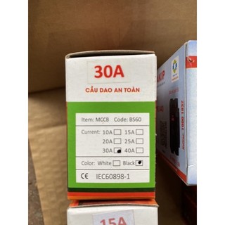 Aptomat CB cóc 15A, 20A, 30A, 40A vonta Vinakip