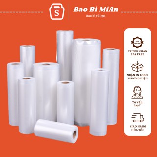 Túi hút chân không loại nhám chuyên dụng, Cuộn túi ép chân không bảo quản thực phẩm chất liệu PA/PE cao cấp