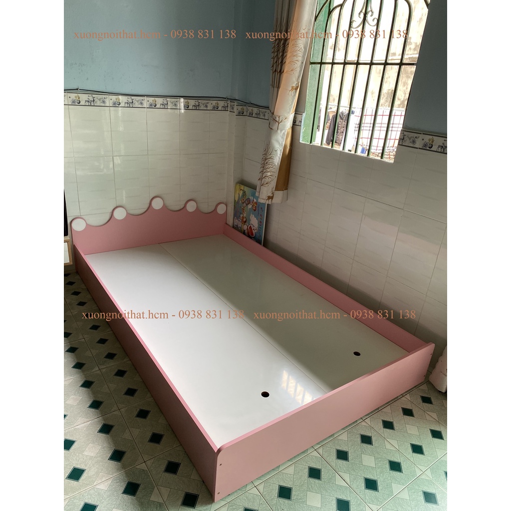 *ảnh thật* giường vương miện gỗ cho bé  1mx1m9, 1m2x2m #xuongnoithat.hcm