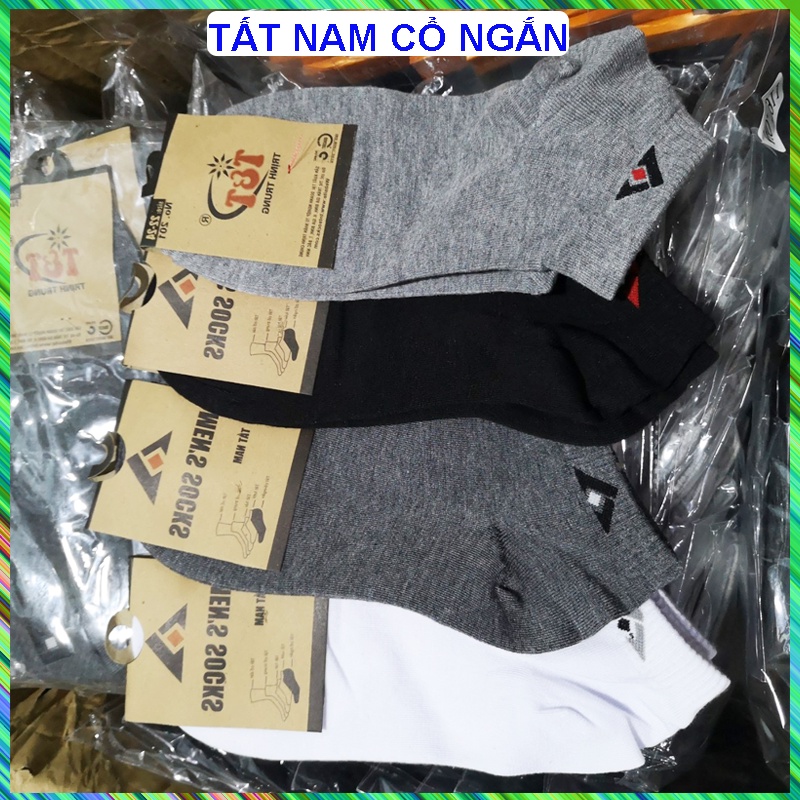 Tất/Vớ Cổ Ngắn Nam Nữ Bền Đẹp Hàng Việt Nam Dày Thấm Hút Thoáng Mát Khử Mùi