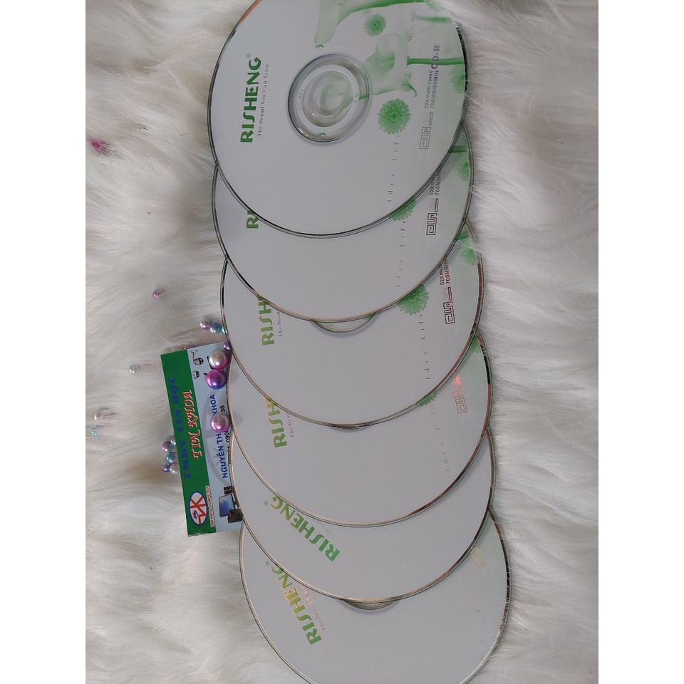 Combo 10 Đĩa trắng CD-ROM 52x700MB Noname
