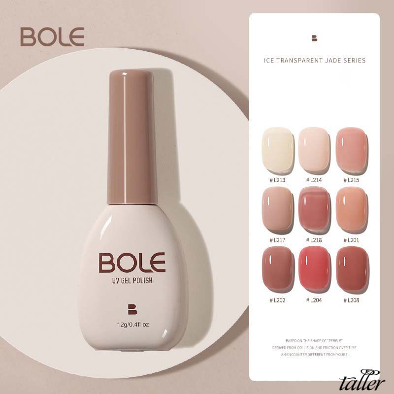 ✧Ready Stcok Bole Sơn Móng Tay Trong Suốt Đá Màu Thạch 38 Màu Keo Dán Móng Nhựa Resin Màu Nude Trong Suốt Sơn Bóng Đèn Led Uv Ngâm Tắt Sơn Móng Nghệ Thuật Cao Hơn
