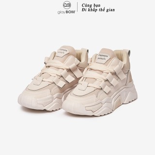 [Mã WABRMH99 giảm 12% đơn 99K]Giày Thể Thao Nữ giayBOM Đế Cao 5 cm Nhẹ và Êm B920