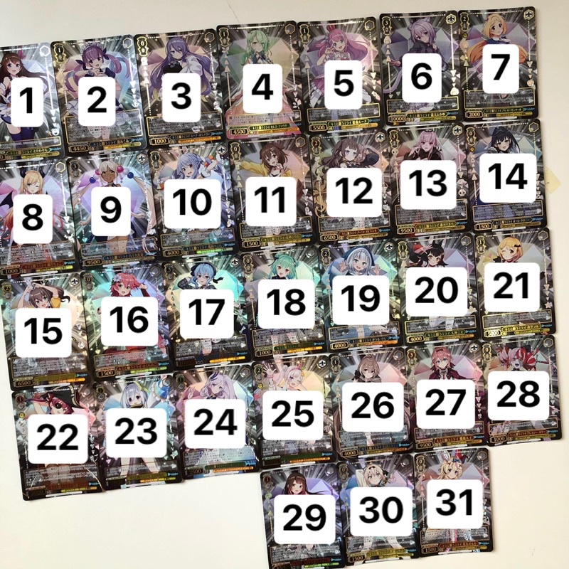 Lẻ card hololive weiss schwarz bản đặc biệt expo hàng chính hãng