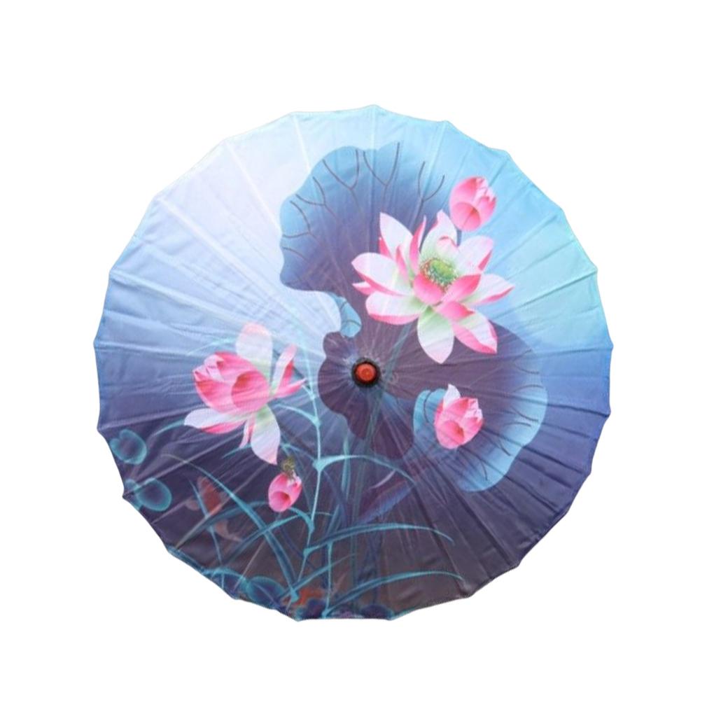 Dù Vải Lụa Dầu Phong Cách Trung Hoa Truyền Thống Làm Đạo Cụ Chụp Ảnh Cho Nữ